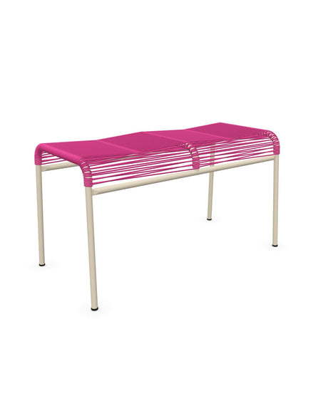Schaffner Säntis Tabouret 2 places Spaghetti Rose 41 Sable Pastel 15 