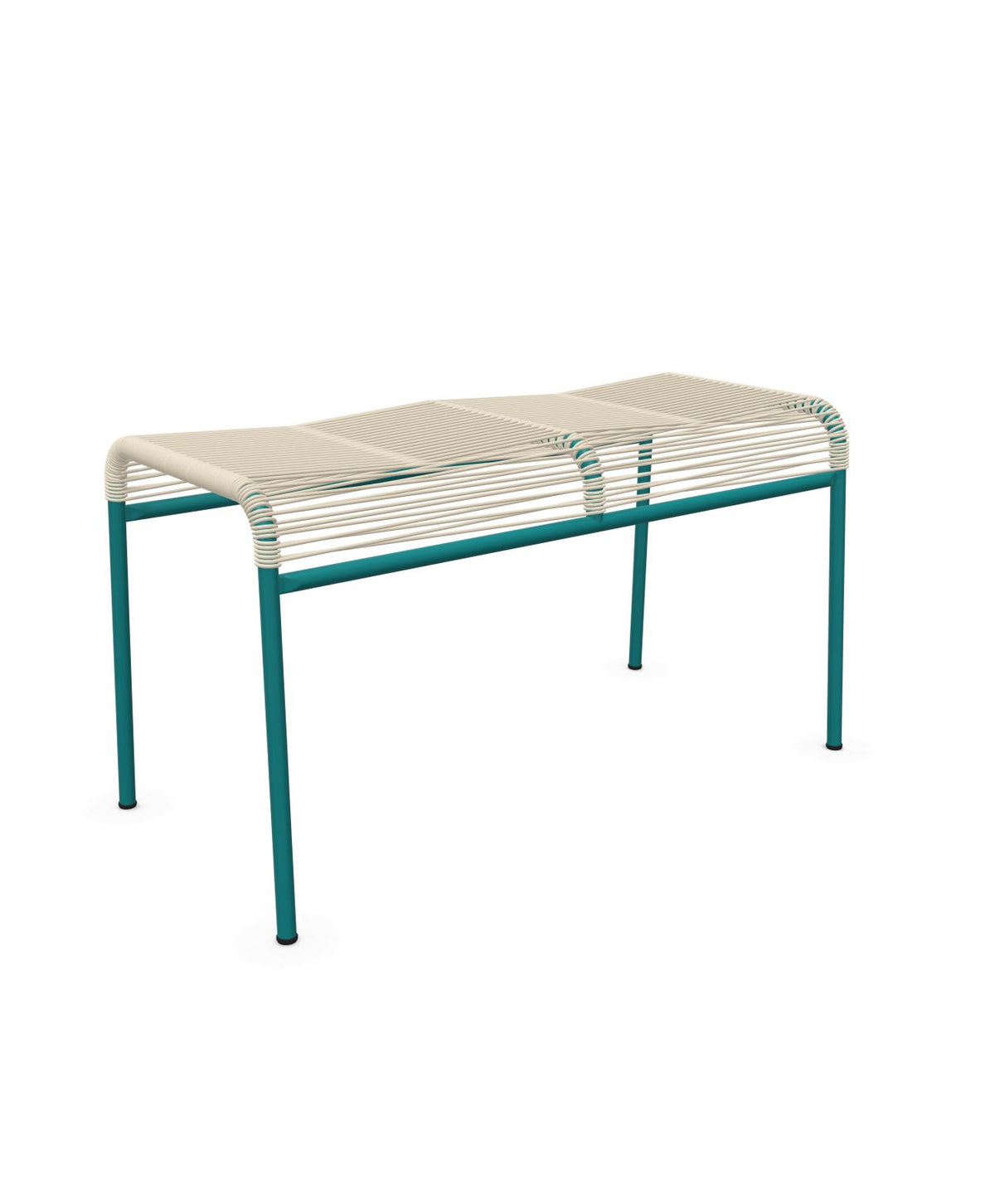 Schaffner Säntis Tabouret 2 places Spaghetti Sable Pastel 15 Bleu Kali 56 