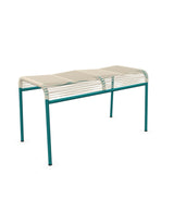 Schaffner Säntis Tabouret 2 places Spaghetti Sable Pastel 15 Bleu Kali 56 