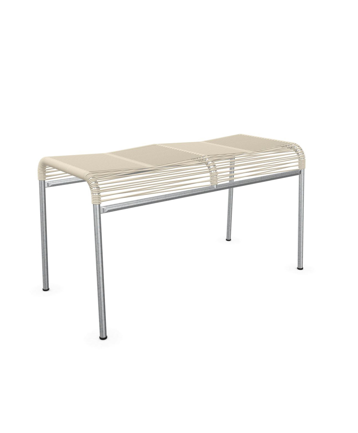 Schaffner Säntis Tabouret 2 places Spaghetti Sable Pastel 15 Galvanisé à chaud 02 