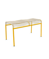 Schaffner Säntis Tabouret 2 places Spaghetti Sable Pastel 15 Jaune 11 