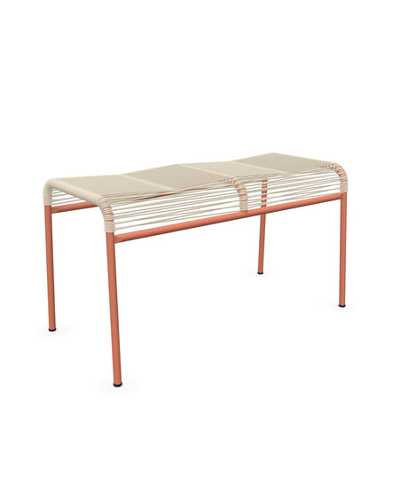 Schaffner Säntis Tabouret 2 places Spaghetti Sable Pastel 15 Terracotta 84 