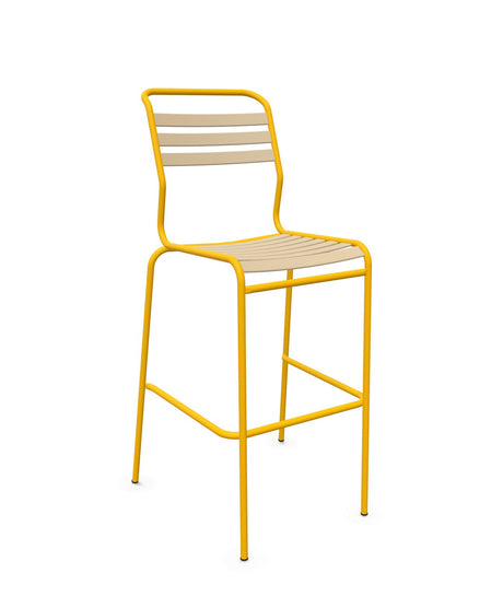 Schaffner Säntis Tabouret de bar à lattes 