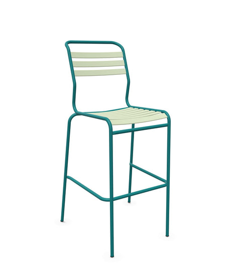 Schaffner Säntis Tabouret de bar à lattes 
