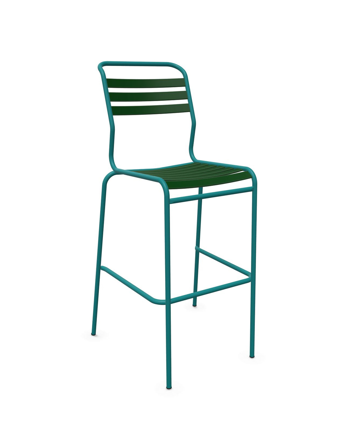 Schaffner Säntis Tabouret de bar à lattes 