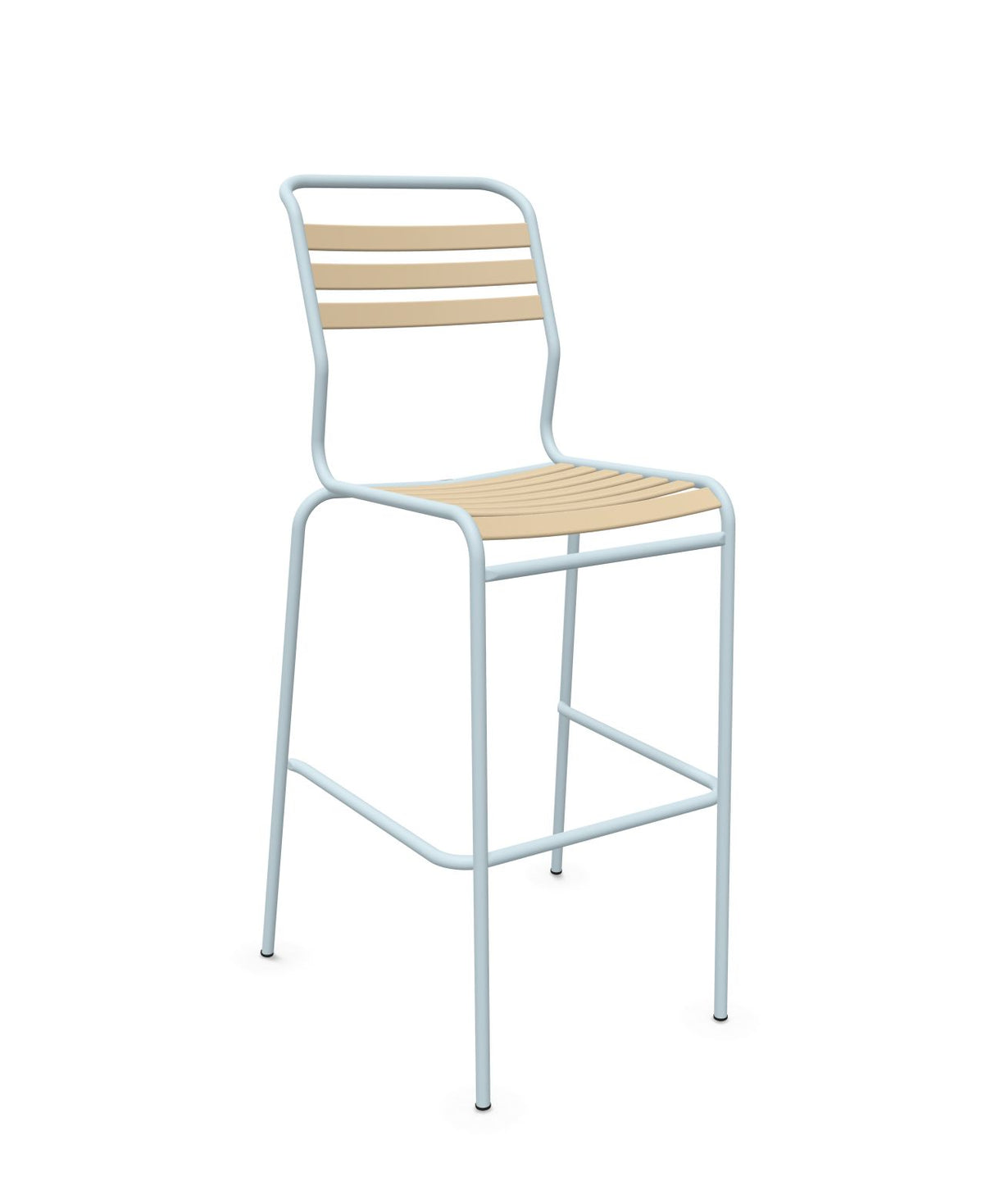 Schaffner Säntis Tabouret de bar à lattes 