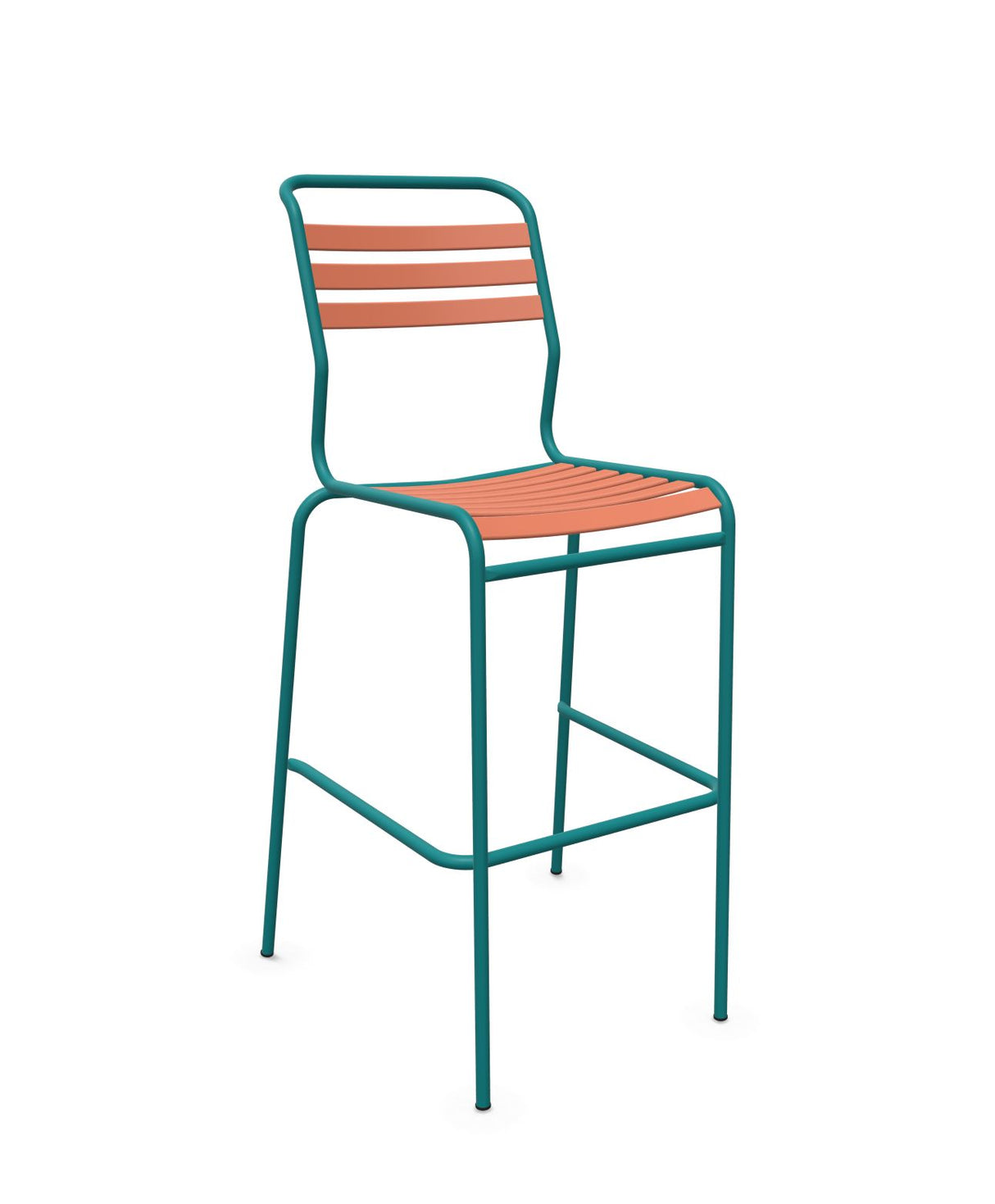 Schaffner Säntis Tabouret de bar à lattes 