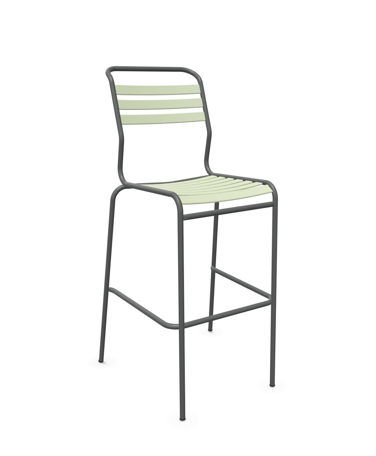 Schaffner Säntis Tabouret de bar à lattes 