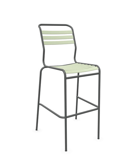 Schaffner Säntis Tabouret de bar à lattes 