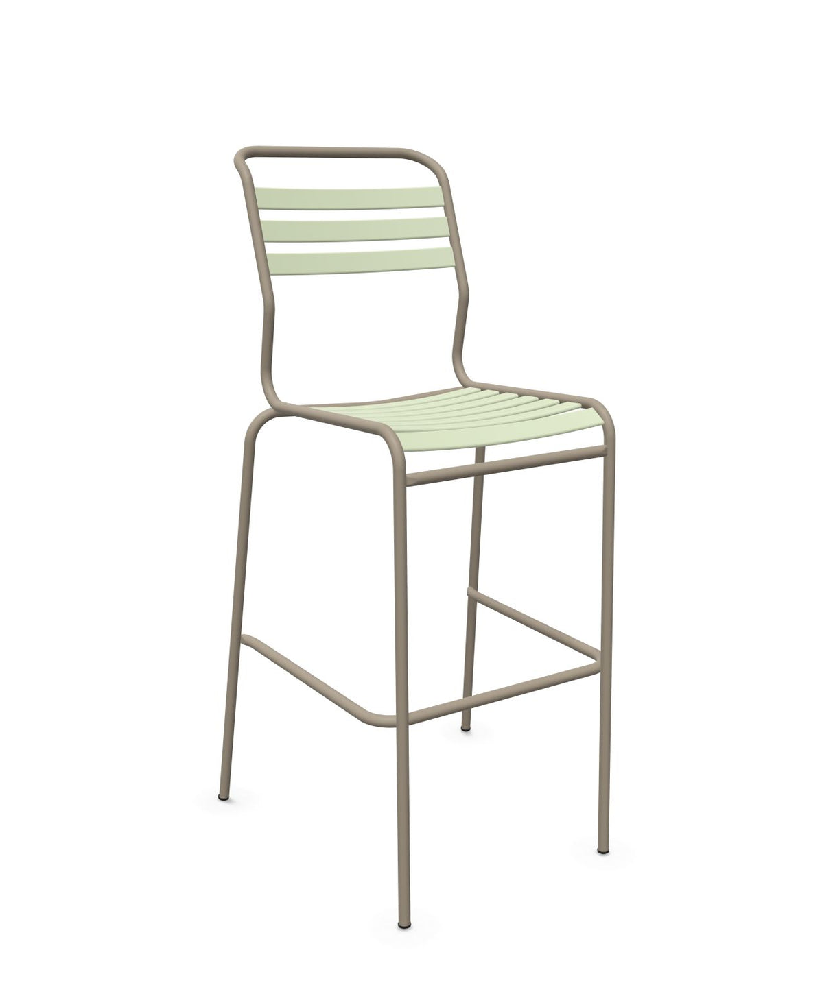 Schaffner Säntis Tabouret de bar à lattes 