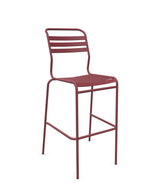 Schaffner Säntis Tabouret de bar à lattes Bordeaux 38 Bordeaux 38 