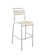 Schaffner Säntis Tabouret de bar à lattes Sable Pastel 15 Galvanisé à chaud 02 