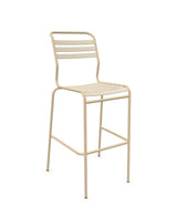 Schaffner Säntis Tabouret de bar à lattes Sable Pastel 15 Marron Pastel 83 