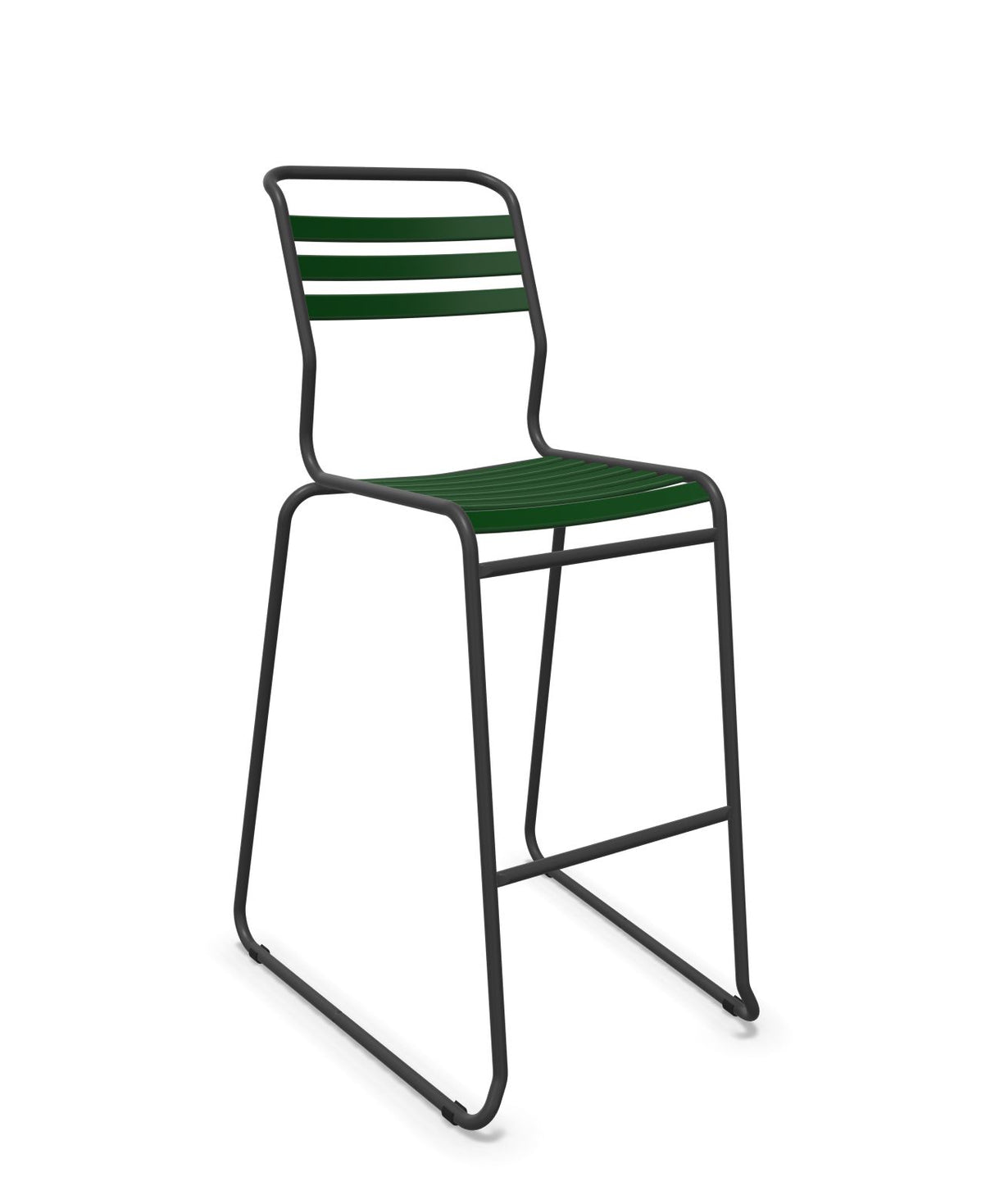 Schaffner Säntis Tabouret de bar luge à lattes 