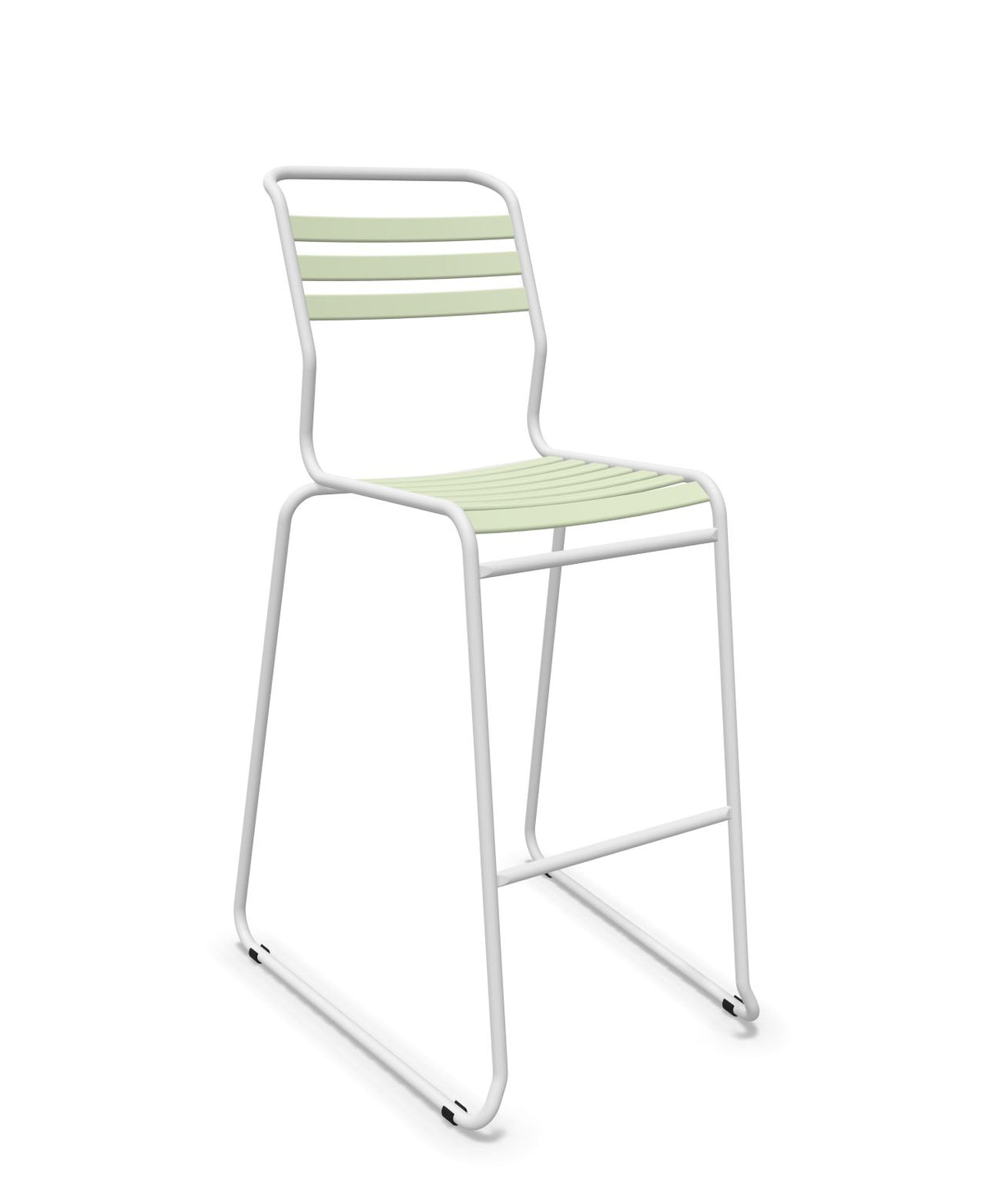 Schaffner Säntis Tabouret de bar luge à lattes 