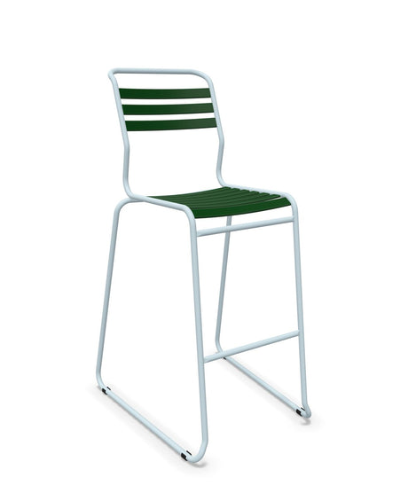 Schaffner Säntis Tabouret de bar luge à lattes 