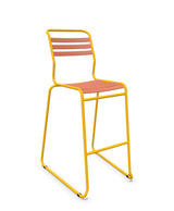 Schaffner Säntis Tabouret de bar luge à lattes 
