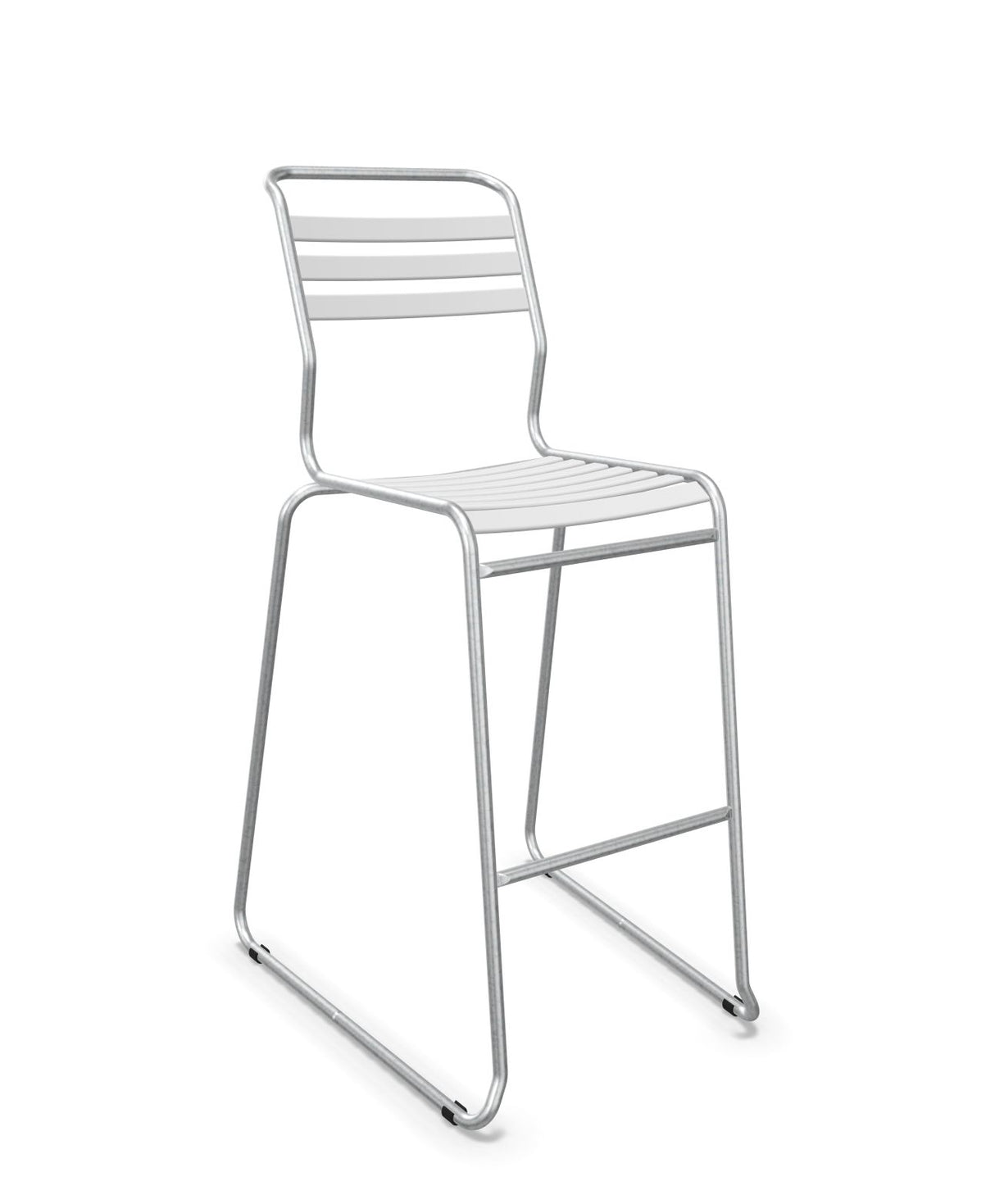 Schaffner Säntis Tabouret de bar luge à lattes 