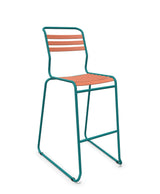Schaffner Säntis Tabouret de bar luge à lattes 