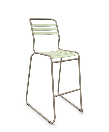 Schaffner Säntis Tabouret de bar luge à lattes 