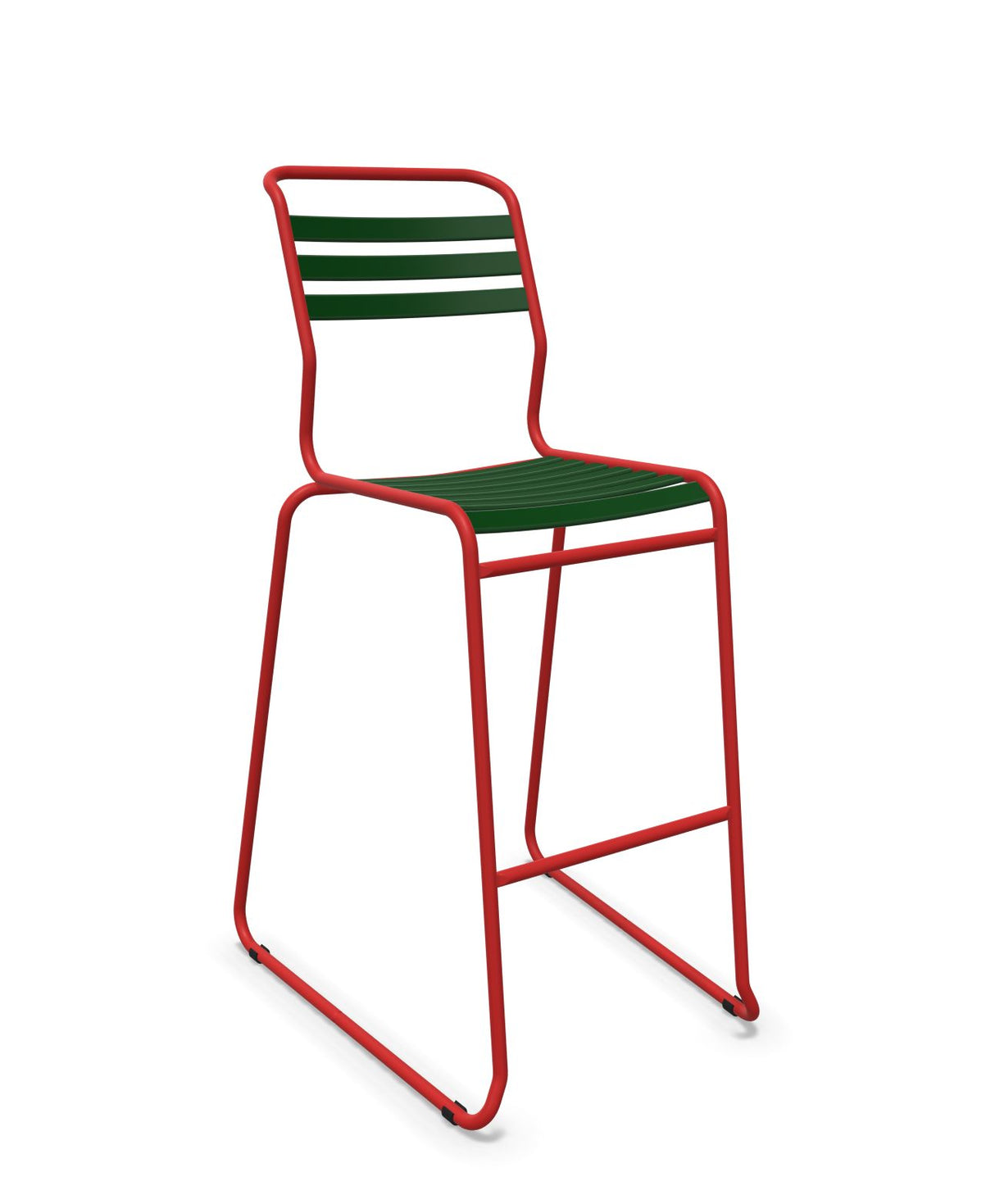 Schaffner Säntis Tabouret de bar luge à lattes 