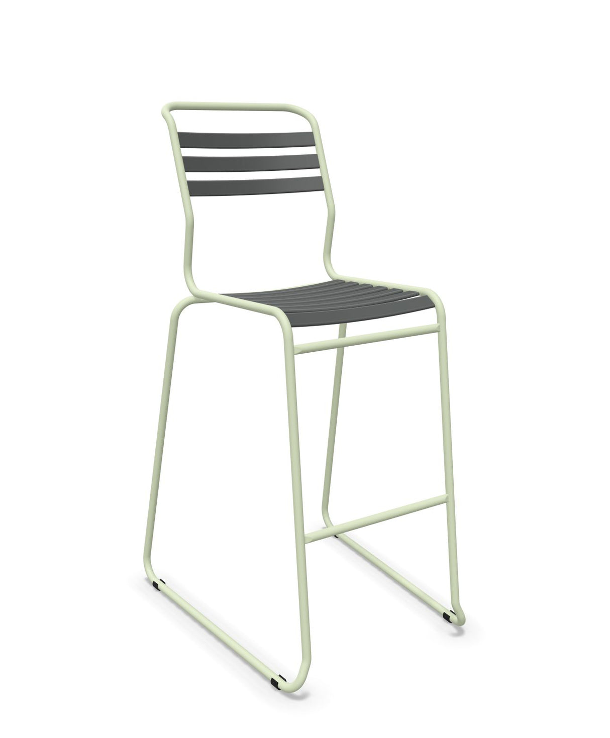 Schaffner Säntis Tabouret de bar luge à lattes 
