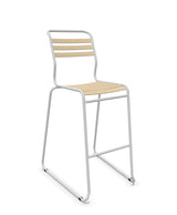 Schaffner Säntis Tabouret de bar luge à lattes 