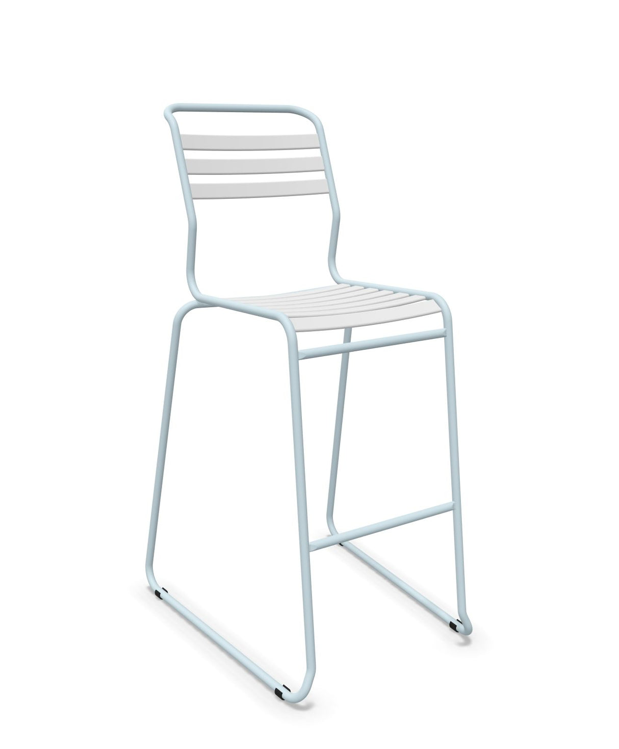 Schaffner Säntis Tabouret de bar luge à lattes 