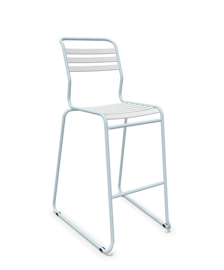 Schaffner Säntis Tabouret de bar luge à lattes 