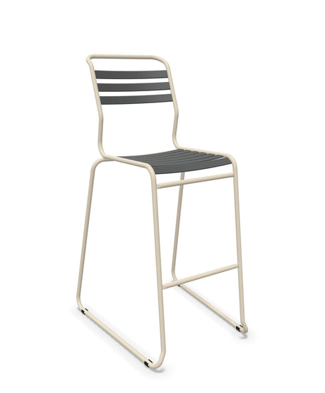 Schaffner Säntis Tabouret de bar luge à lattes 