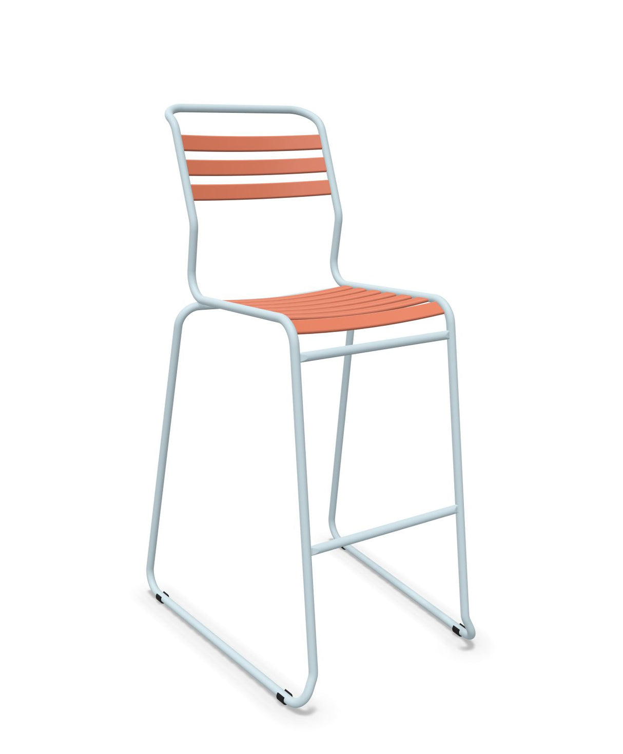 Schaffner Säntis Tabouret de bar luge à lattes 