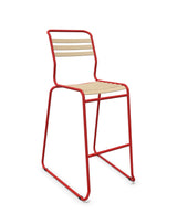 Schaffner Säntis Tabouret de bar luge à lattes 