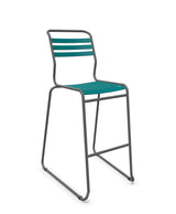 Schaffner Säntis Tabouret de bar luge à lattes 