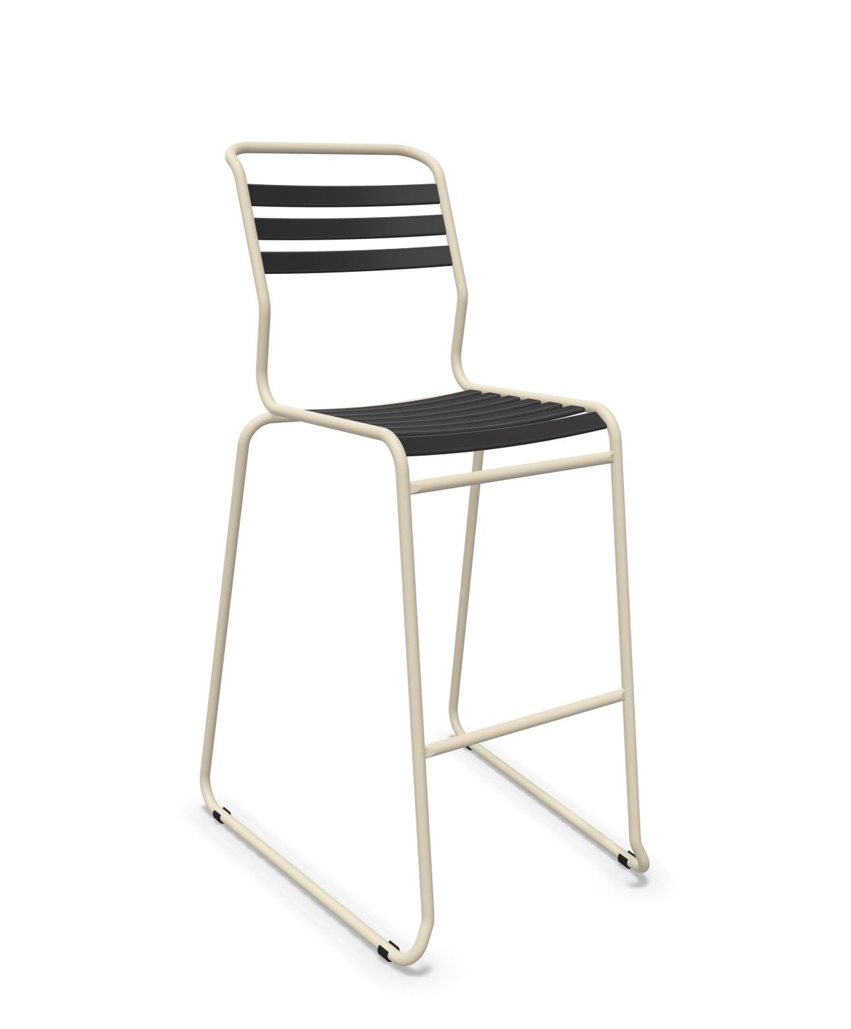 Schaffner Säntis Tabouret de bar luge à lattes 