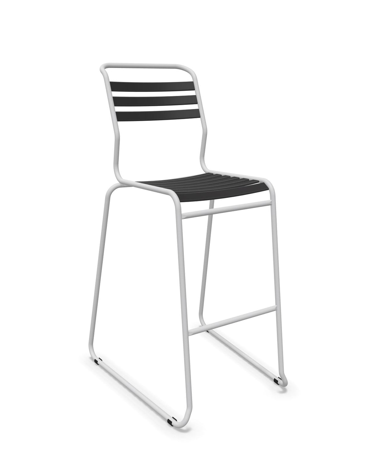 Schaffner Säntis Tabouret de bar luge à lattes 
