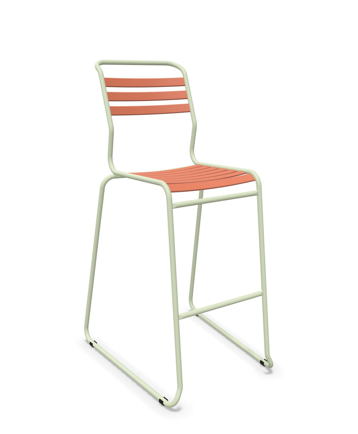 Schaffner Säntis Tabouret de bar luge à lattes 