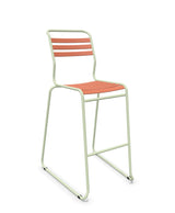 Schaffner Säntis Tabouret de bar luge à lattes 