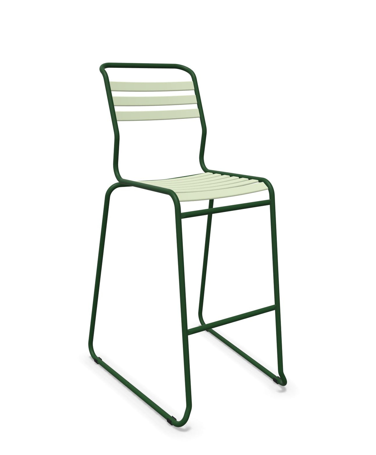 Schaffner Säntis Tabouret de bar luge à lattes 