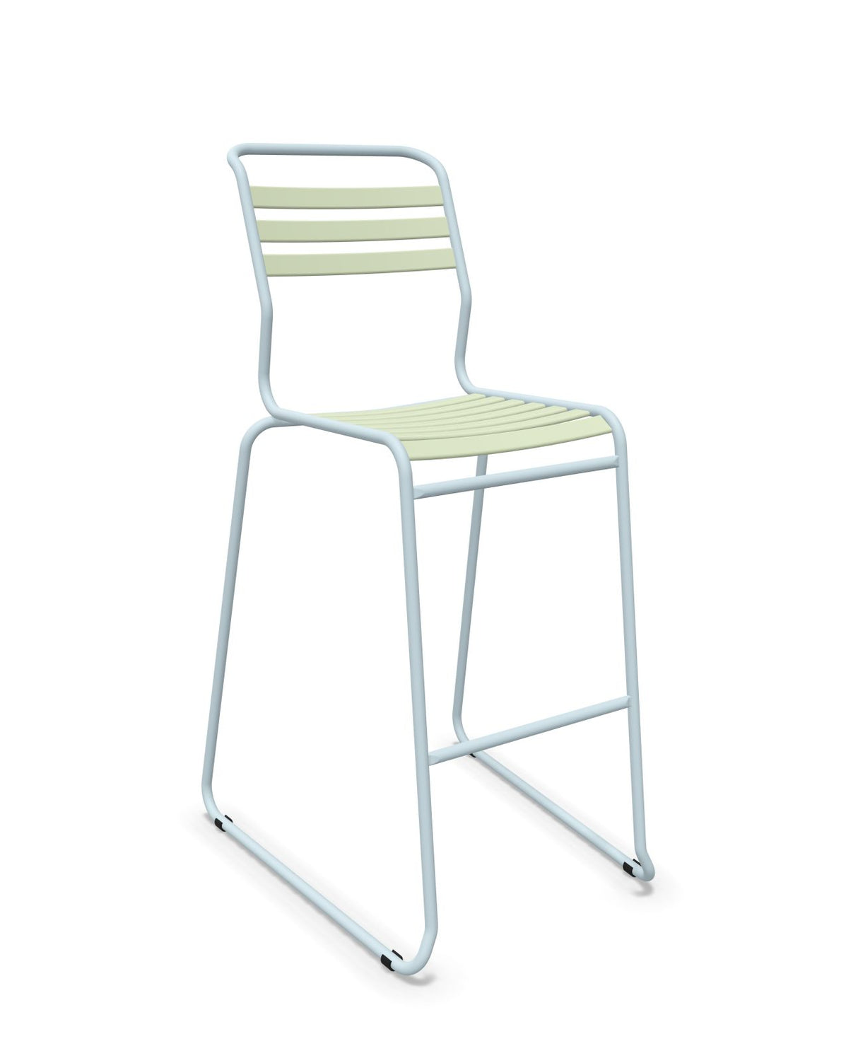Schaffner Säntis Tabouret de bar luge à lattes 
