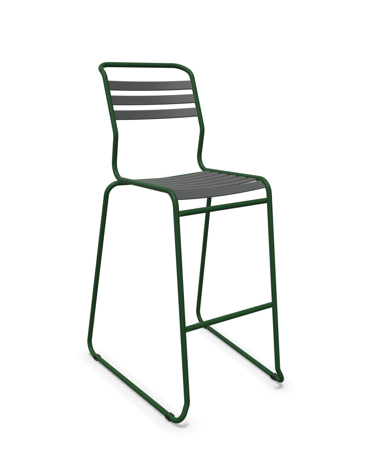 Schaffner Säntis Tabouret de bar luge à lattes 