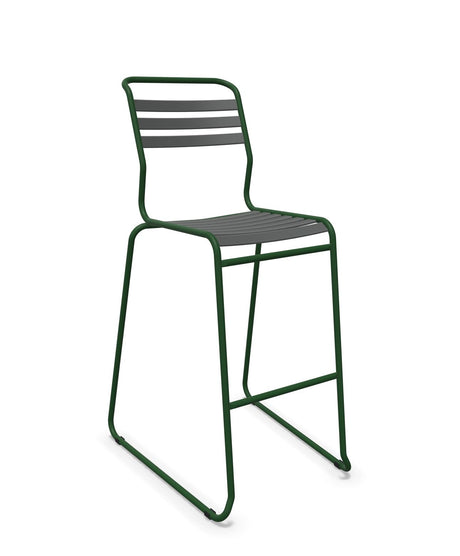 Schaffner Säntis Tabouret de bar luge à lattes 
