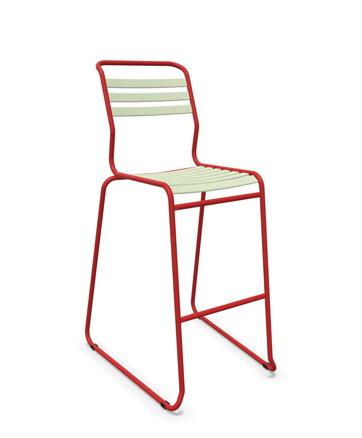 Schaffner Säntis Tabouret de bar luge à lattes 