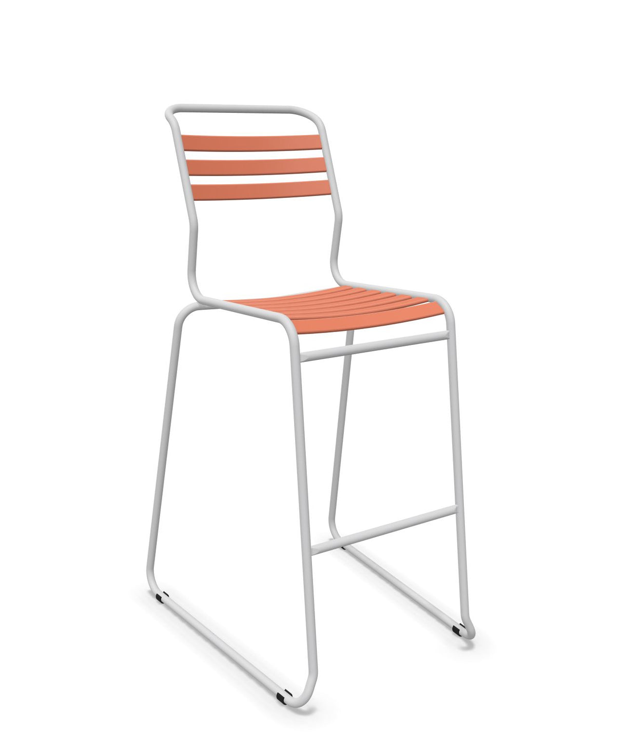 Schaffner Säntis Tabouret de bar luge à lattes 