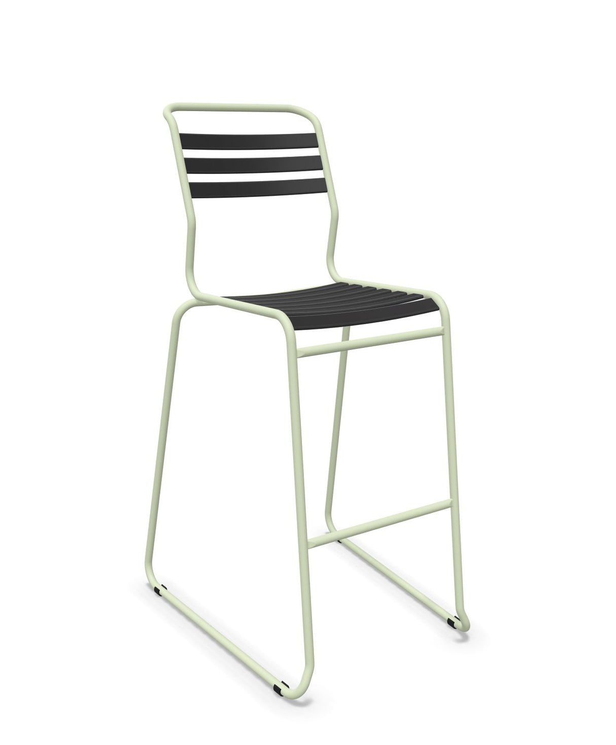 Schaffner Säntis Tabouret de bar luge à lattes 