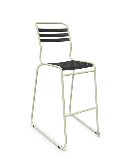 Schaffner Säntis Tabouret de bar luge à lattes 