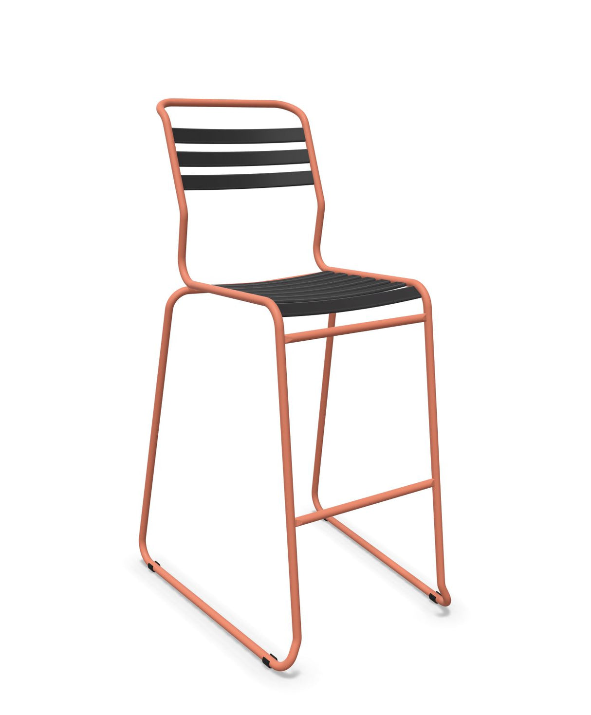 Schaffner Säntis Tabouret de bar luge à lattes 