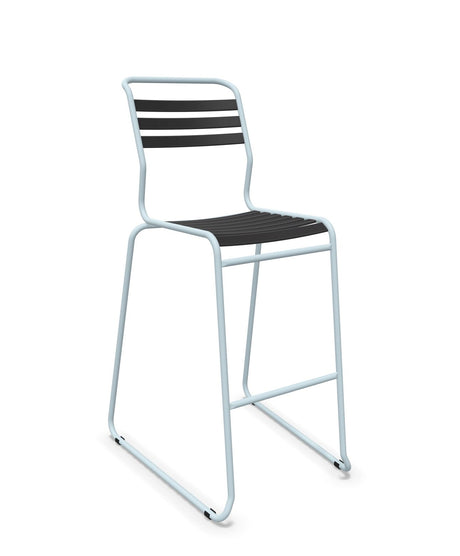 Schaffner Säntis Tabouret de bar luge à lattes 