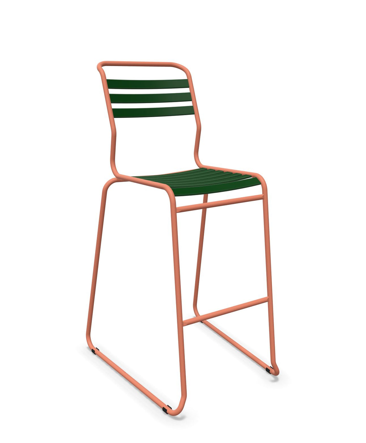 Schaffner Säntis Tabouret de bar luge à lattes 