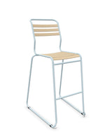 Schaffner Säntis Tabouret de bar luge à lattes 