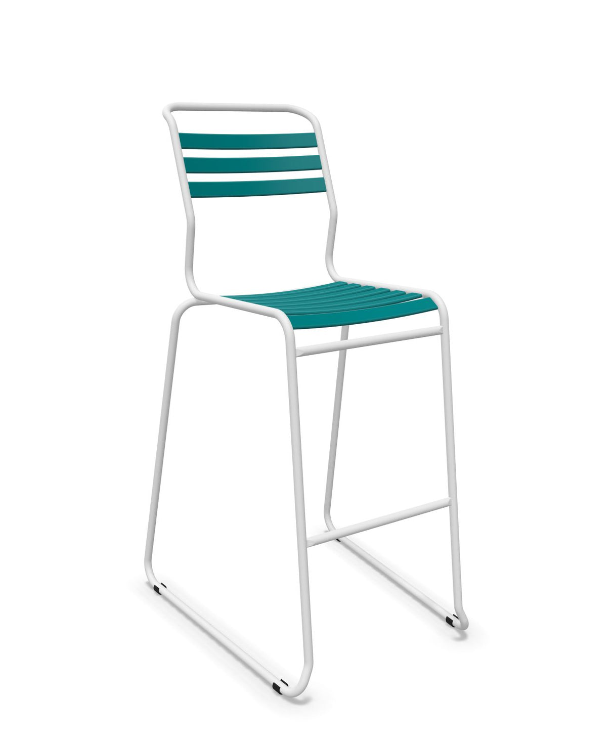 Schaffner Säntis Tabouret de bar luge à lattes 